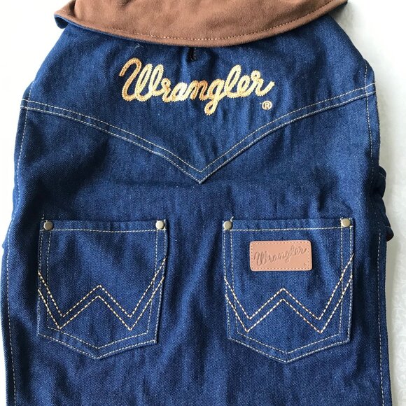 Wrangler Dark Denim Dog Jacket with Lining Dark Wash Denim Size : M - Picture 4 of 8